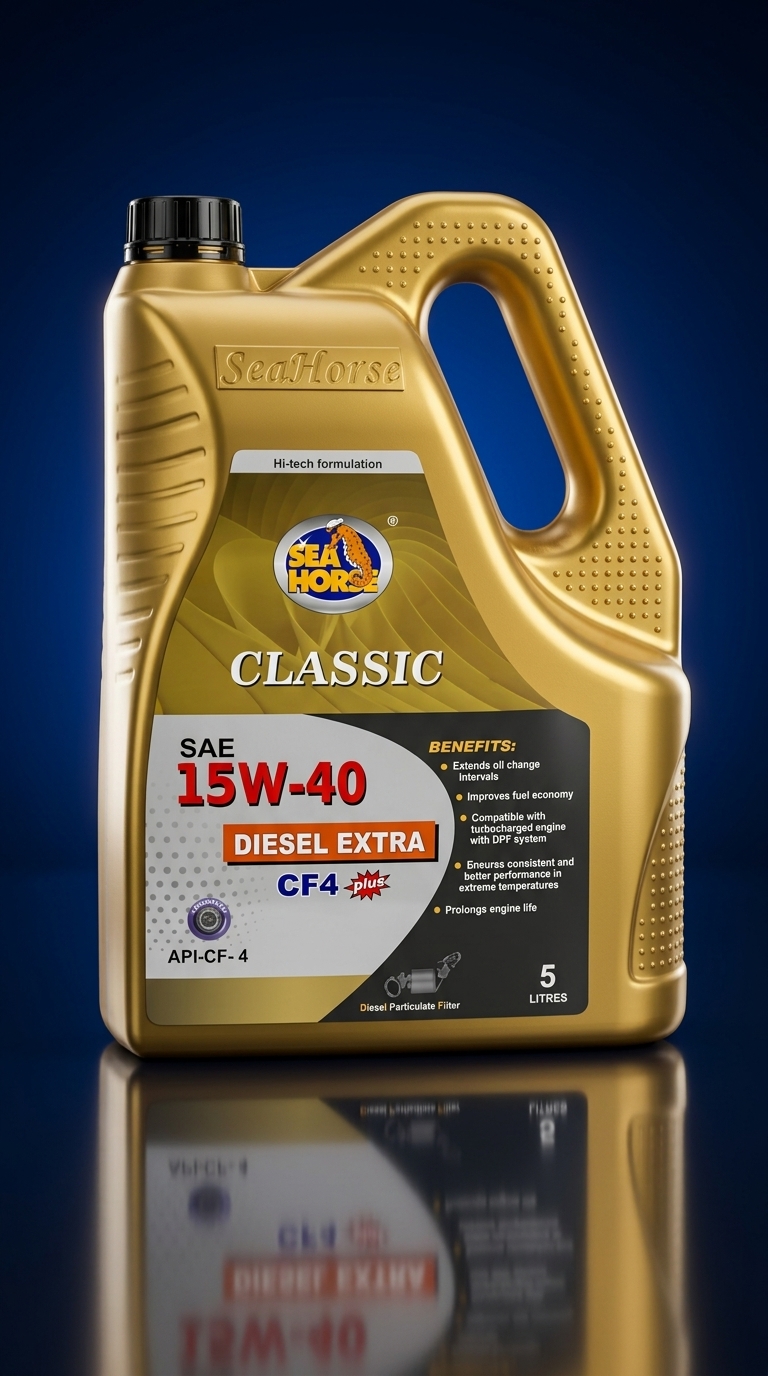 Seahorse Classic SAE 15W-40 Diesel Extra CF4 Plus Engine Oil