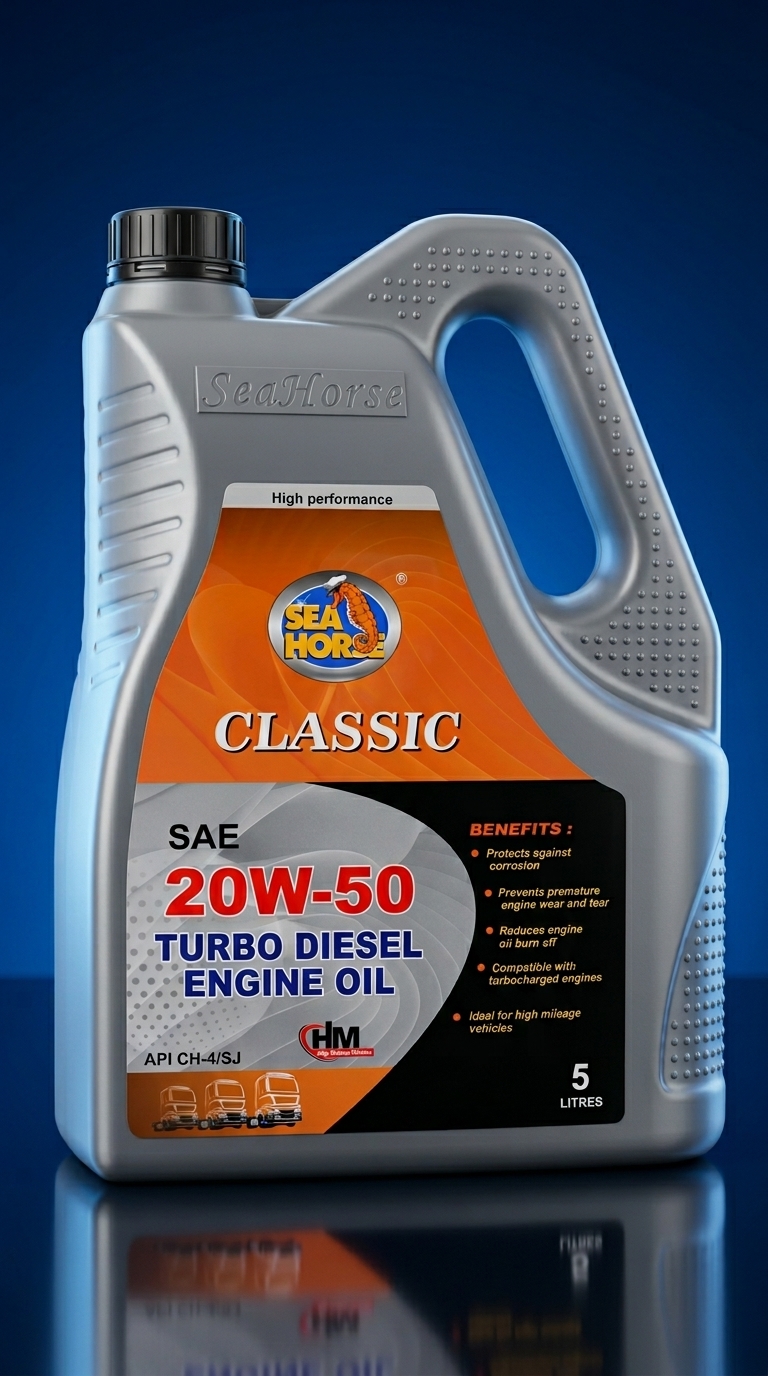 Seahorse Classic SAE 20W-50 Turbo Diesel Engine Oil